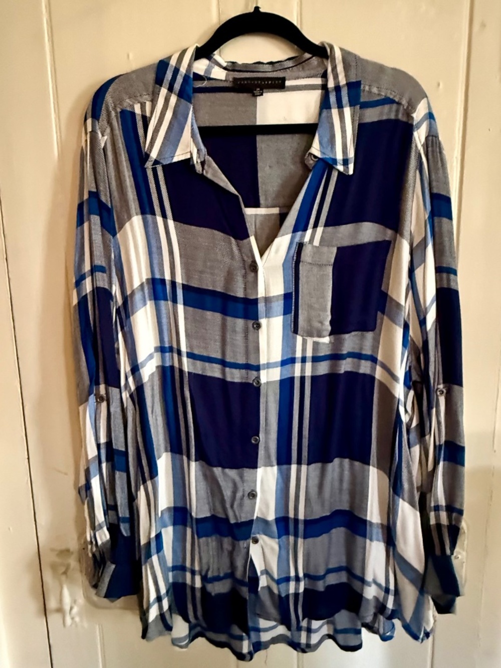 Jane + Delancey Women’s Button down Blouse, 2X
